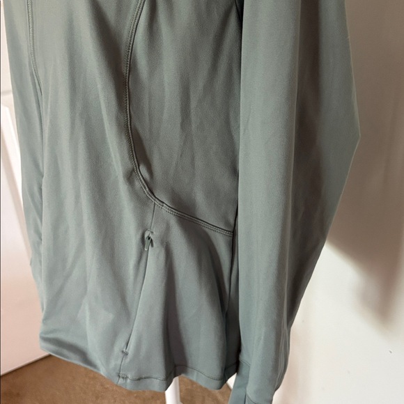 All in Motion Full Zip Athletic Jacket Thumb Holes Sage Green XL - Picture 3 of 7